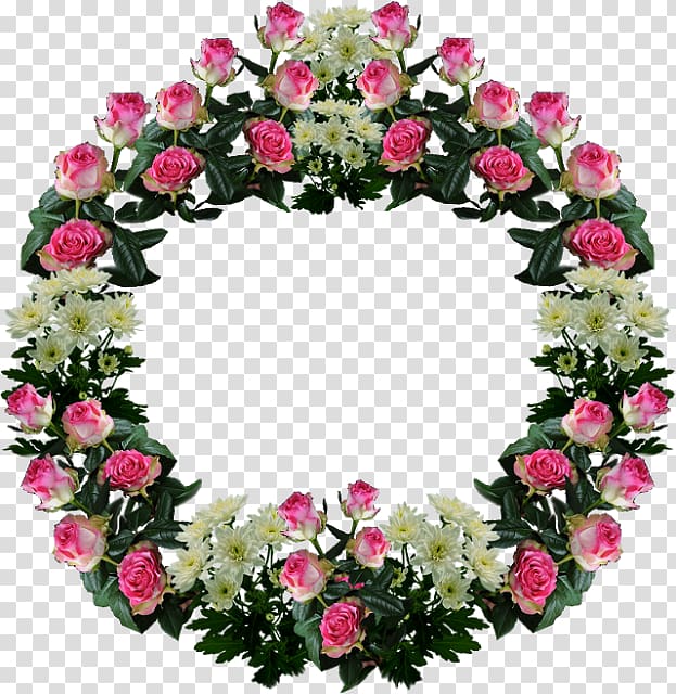 Garden roses Wreath Ascension of Jesus Christmas Candlemas Day, christmas transparent background PNG clipart