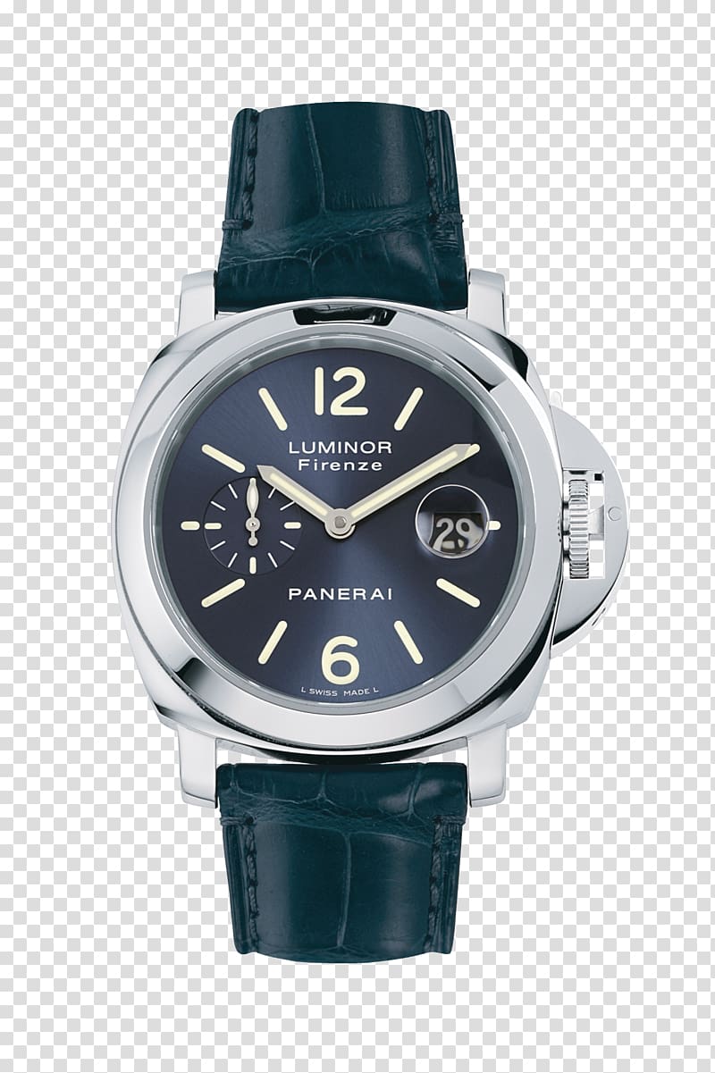 Panerai Men's Luminor Marina 1950 3 Days Watch Paneria Men's Luminor Marina Panerai Luminor Base 8 Days Acciaio, watch transparent background PNG clipart