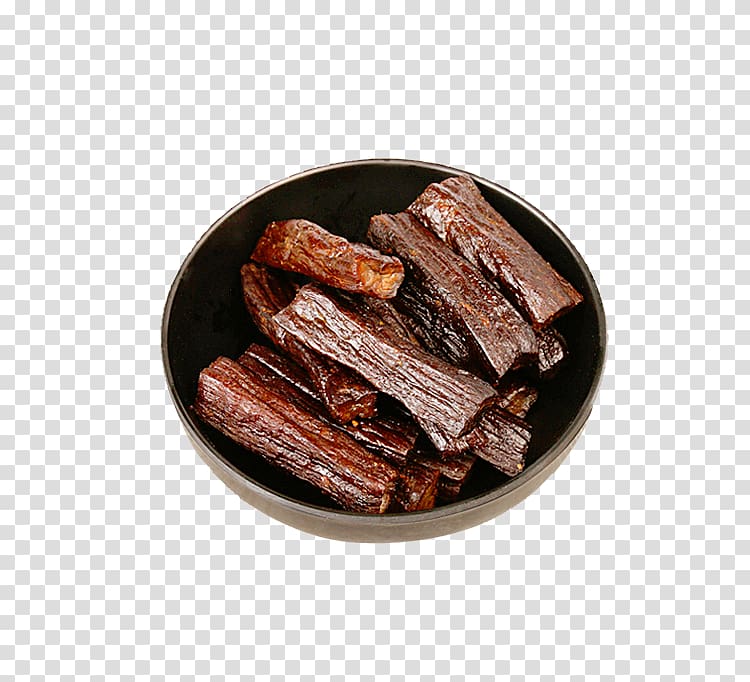 Jerky Bakkwa Beef noodle soup Food, Shredded dried beef jerky transparent background PNG clipart
