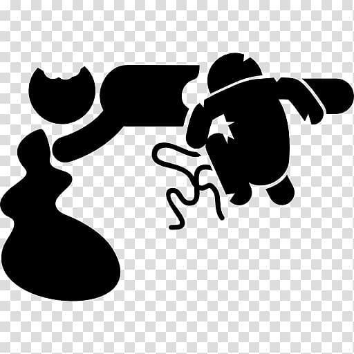 Silhouette Violence Computer Icons, bending transparent background PNG clipart