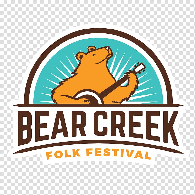 Logo Emerson Lake Campground Festival Brand Bear, folk festival transparent background PNG clipart
