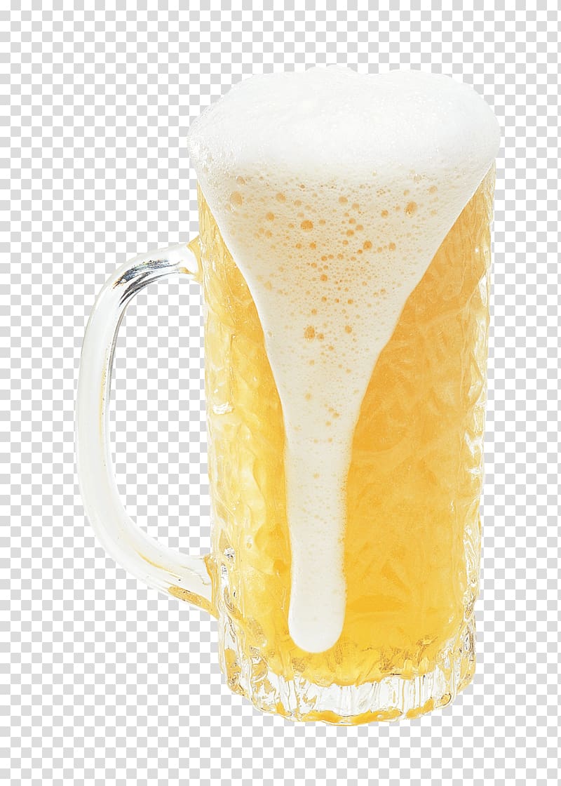 clear glass beer mug, Beer stein Cup Orange drink, Beer Glass transparent background PNG clipart