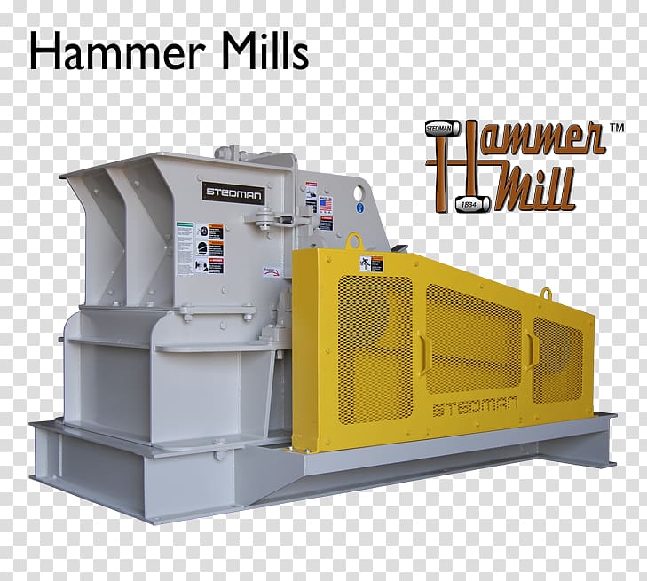 Machine Hammermill Crusher, hammer transparent background PNG clipart