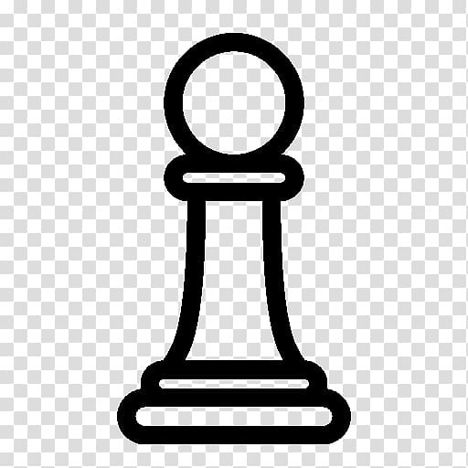 Chess piece Pawn White and Black in chess Checkmate, chess transparent background PNG clipart