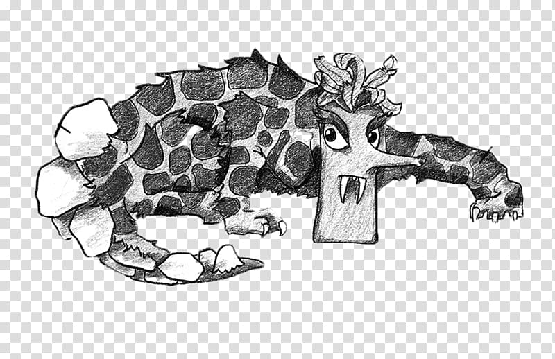 Giraffe Drawing Black and white Monochrome, PEOPLE EATING transparent background PNG clipart