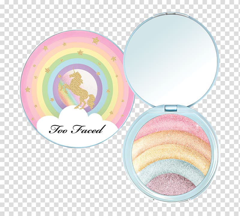 Too Faced Highlighter Too Faced Sweet Peach Glow Kit Too Faced Love Light Highlighter, Face transparent background PNG clipart