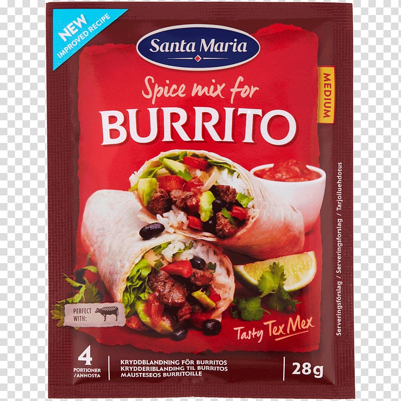 Burrito Taco Mexican cuisine Salsa Tex-Mex, meat transparent background PNG clipart