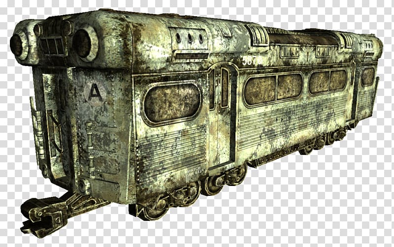 Fallout 3 Rapid transit Rail transport Washington Metro Train, train transparent background PNG clipart