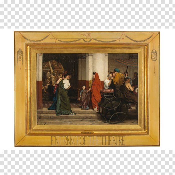 Fries Museum Entrance to a Roman Theatre Lawrence Alma-Tadema: At Home in Antiquity The Finding of Moses Painting, painting transparent background PNG clipart