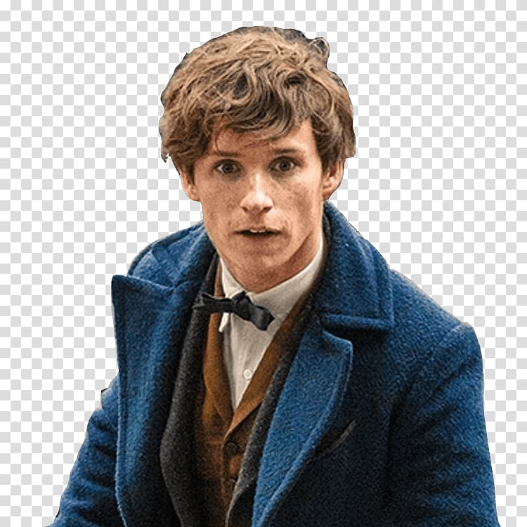 Fantastic Beast and Where to Find Them lead character, Newt Scamander Looking Up transparent background PNG clipart