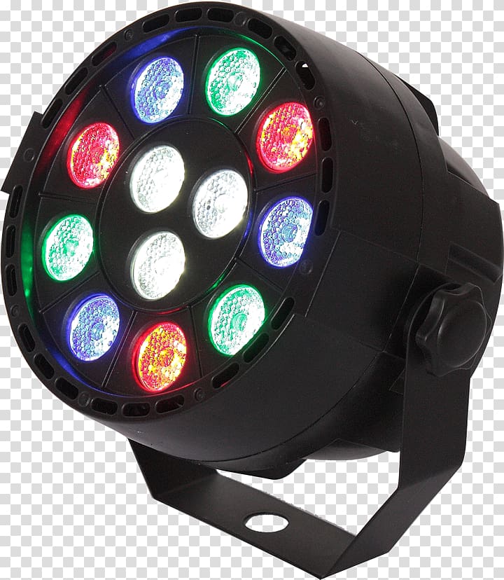 Stage lighting instrument RGBW RGB color model Light-emitting diode, light transparent background PNG clipart