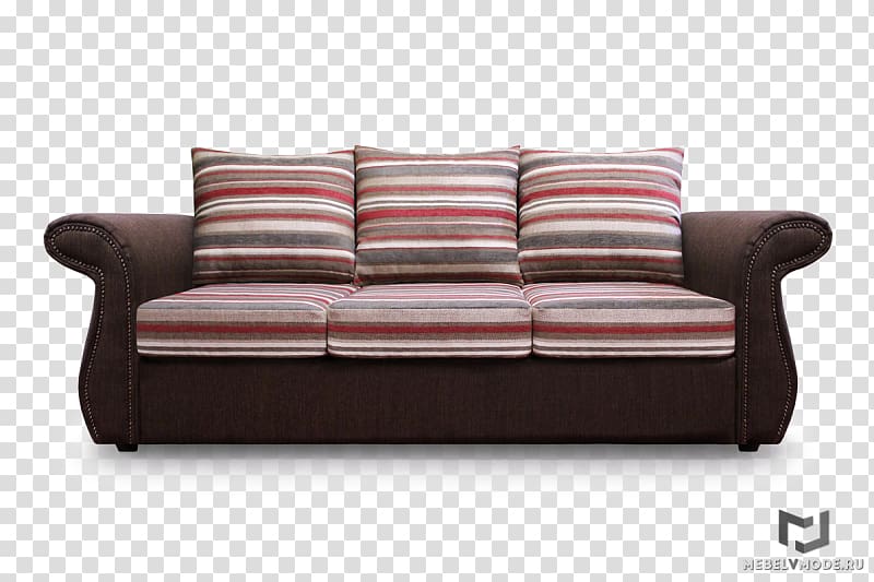 Sofa bed Couch Futon Comfort Armrest, shale transparent background PNG clipart