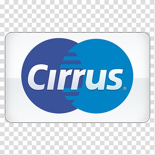 Cirrus Logo ATM card Maestro Interbank network, credit card transparent background PNG clipart