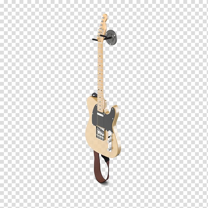 Electric guitar Brown Body piercing jewellery Pattern, Vintage Electric Guitar Wall transparent background PNG clipart