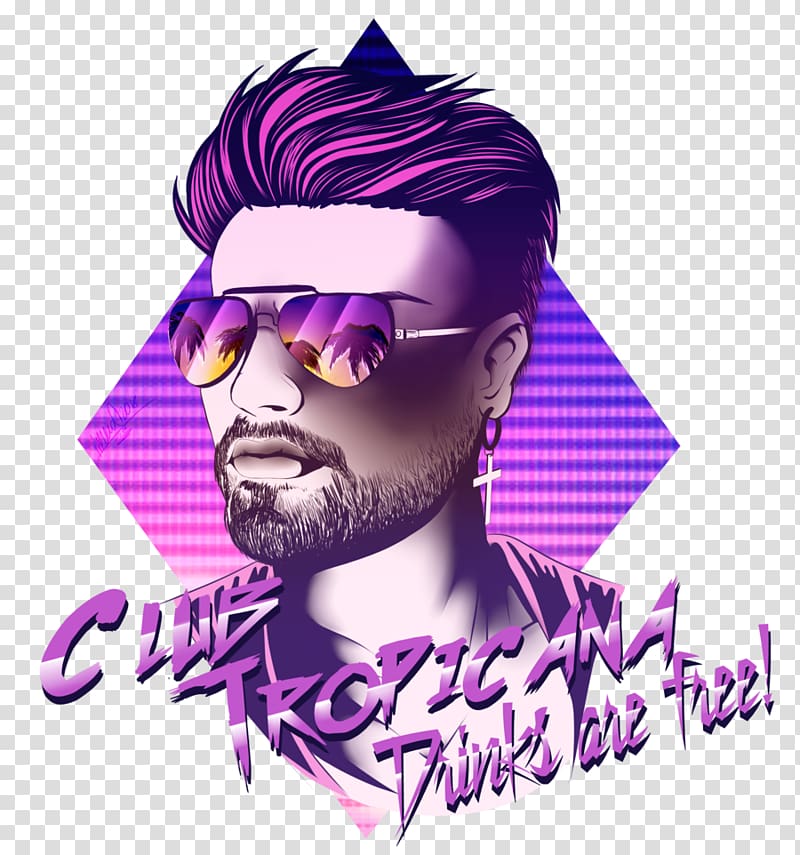 Artist Work of art Retro style, George Michael transparent background PNG clipart