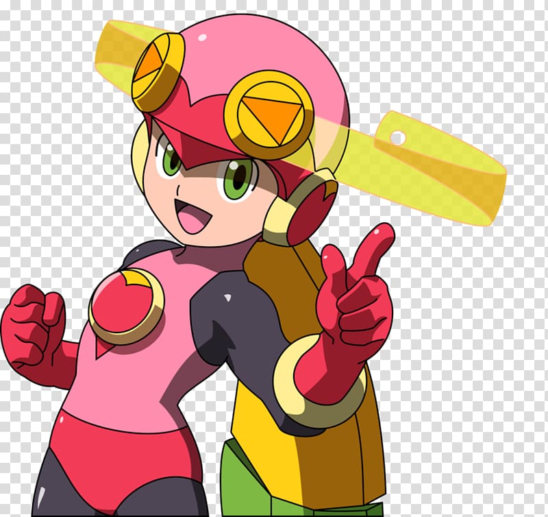 Mega Man Battle Chip Challenge Roll.EXE Art CrossFusion, others transparent background PNG clipart