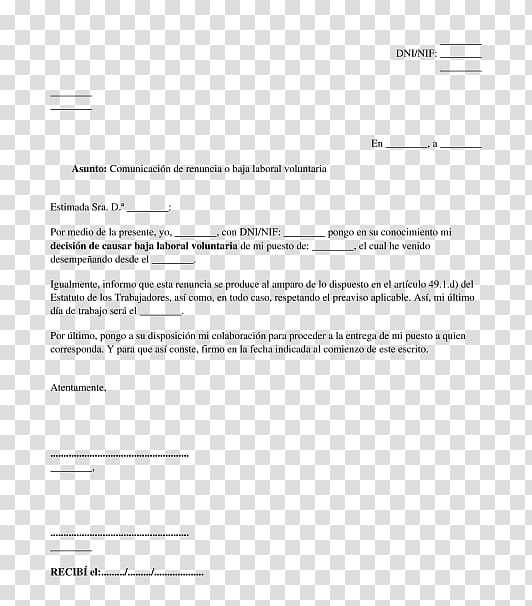 Waiver Letter Labour law Carta comercial Contract, cartas transparent background PNG clipart