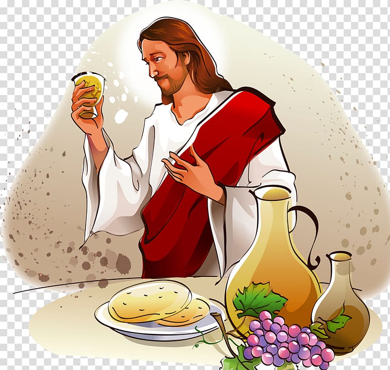 Jesus Christ holding cup illustration, illustration Illustration, Jesus illustrator transparent background PNG clipart