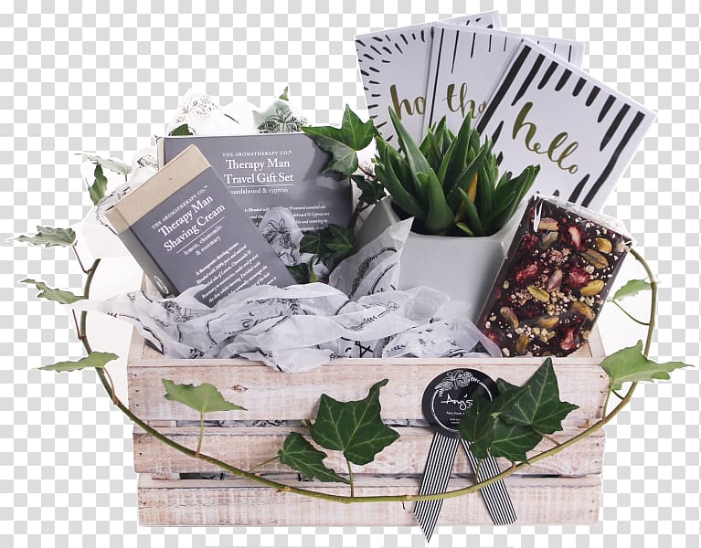 Floral design Food Gift Baskets Herb, wooden flower pots for funeral homes transparent background PNG clipart