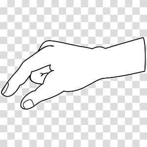 Thumb White , design transparent background PNG clipart thumbnail