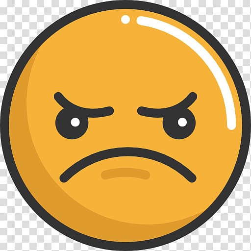 Smiley Emoticon Sadness Emoji Anger, smiley transparent background PNG ...