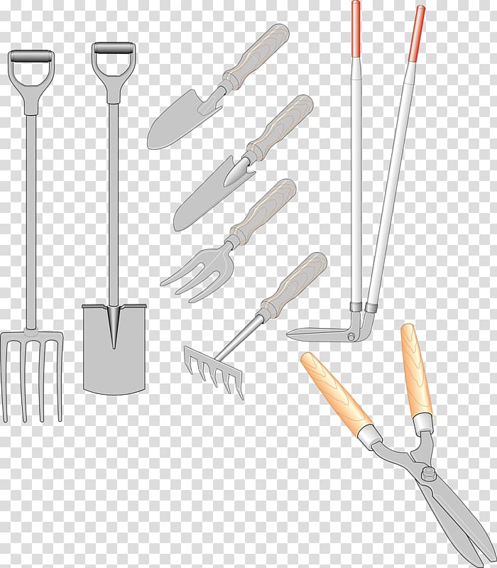 Pitchfork Rake Garden tool, Gardening tools instrument transparent background PNG clipart