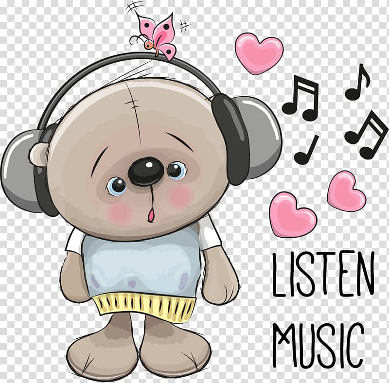 listen to music clip art