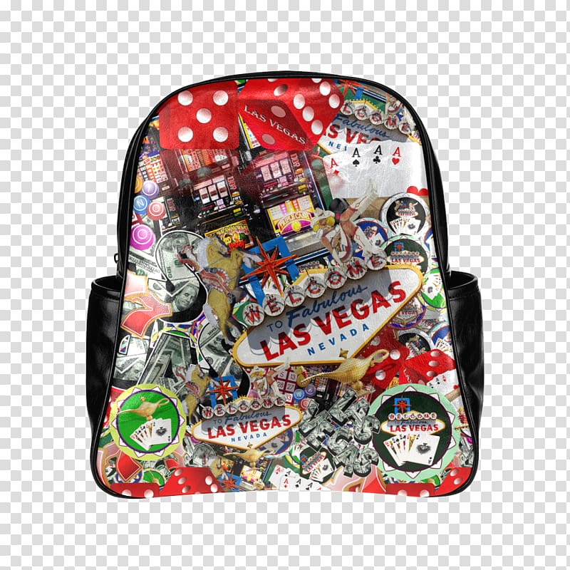 Tote bag Las Vegas Canvas print Christmas ornament, Multifunction Backpacks transparent background PNG clipart