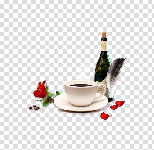 Coffee cup Tea Wine Beer, Coffee and wine transparent background PNG clipart