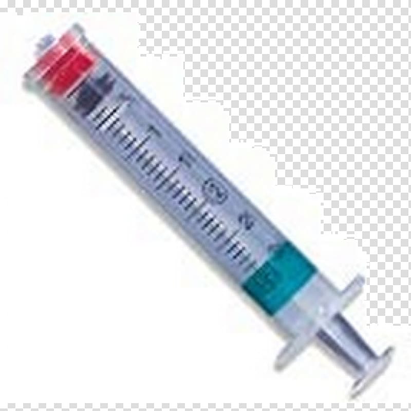 Syringe Hypodermic needle Luer taper Becton Dickinson Milliliter, syringe transparent background PNG clipart