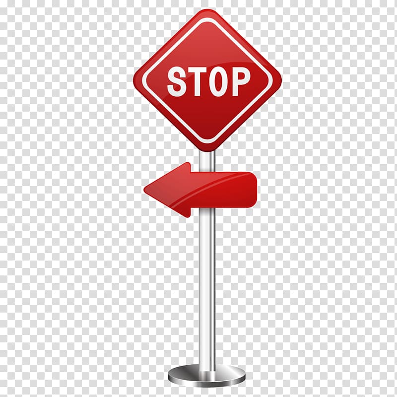 Stop road sign, Red, Red diamond sign stop sign transparent background PNG clipart