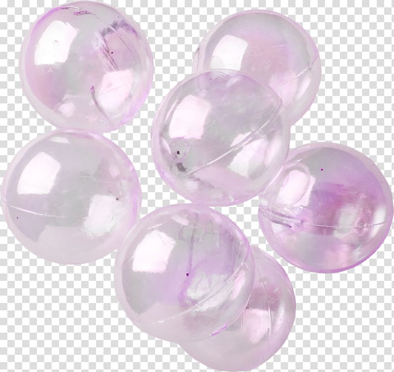 Amethyst Purple , Light purple glass balls transparent background PNG clipart