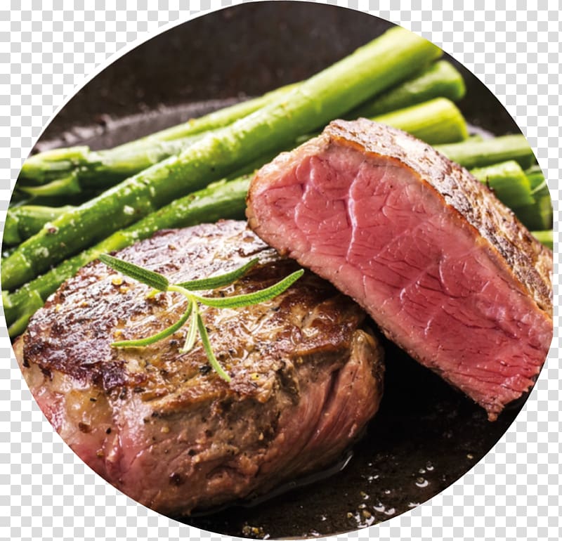 Chophouse restaurant Steak Filet mignon Grilling Fillet, meat transparent background PNG clipart