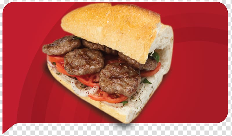 Slider Pan bagnat Kofta Cheeseburger Meatball, toast transparent background PNG clipart