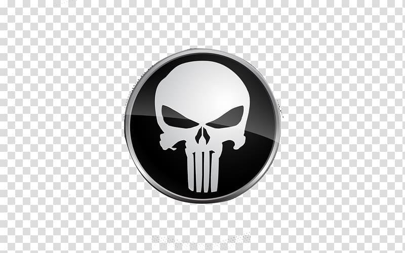 Punisher T-shirt Paper Iron-on , Skull transparent background PNG clipart