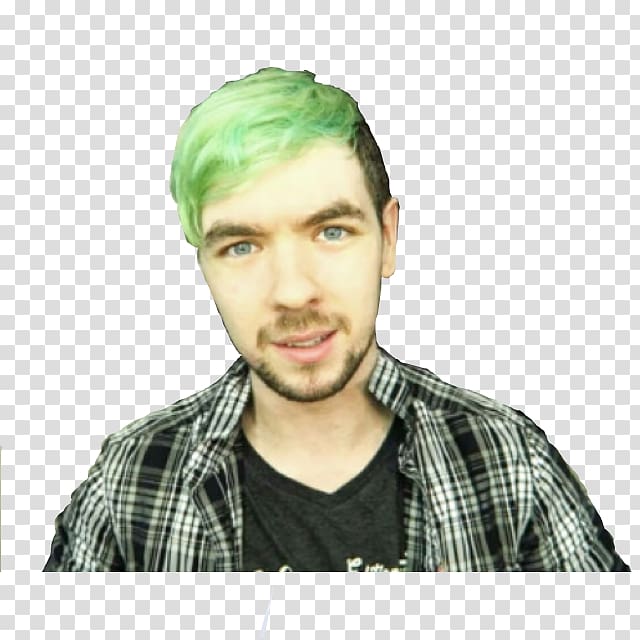 Jacksepticeye Moustache YouTuber Hair coloring, Ethan transparent background PNG clipart
