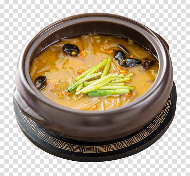 Sundubu-jjigae Hot and sour soup Chinese cuisine Sweet potato, Crab Yellow Sweet Potato Fenpi transparent background PNG clipart