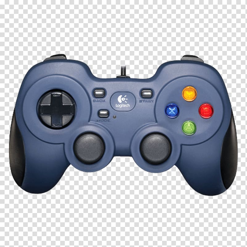 Game Controllers Logitech Video game DirectInput Personal computer, gamepad transparent background PNG clipart