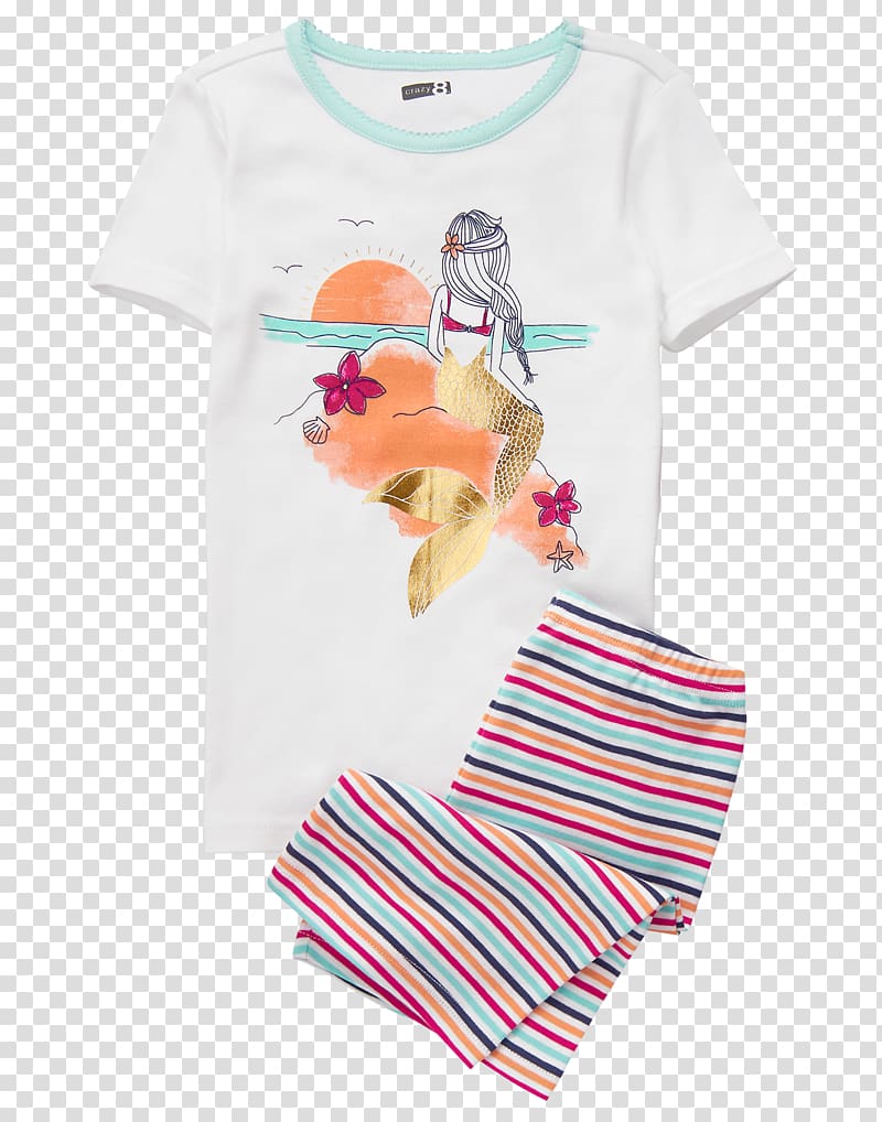 Baby & Toddler One-Pieces T-shirt Pajamas Sleeve, pajama girl transparent background PNG clipart