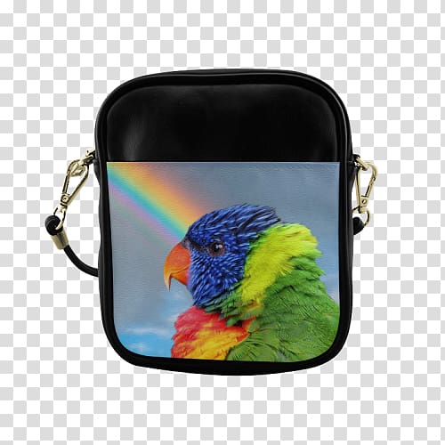 Handbag Drawstring Artificial leather Strap, Lories And Lorikeets transparent background PNG clipart