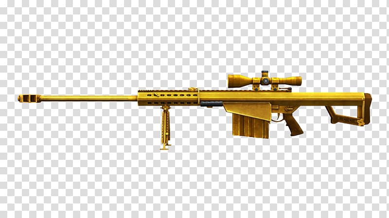 Barrett M82 Weapon Firearm Rifle CrossFire, machine gun transparent background PNG clipart