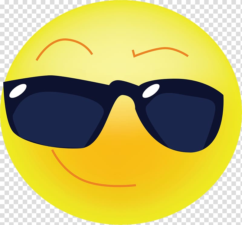 Smiley Emoticon , cool transparent background PNG clipart