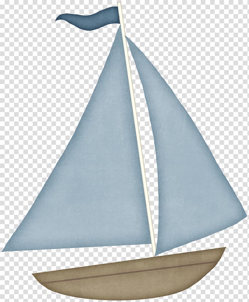 brown and gray boat illustration, Sailboat , Blue cartoon sailboat transparent background PNG clipart