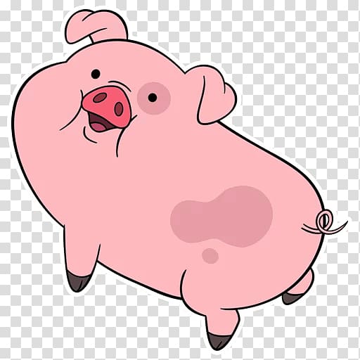 Waddles Mabel Pines Robbie Twilight Sparkle Wendy, Pig drawing transparent background PNG clipart