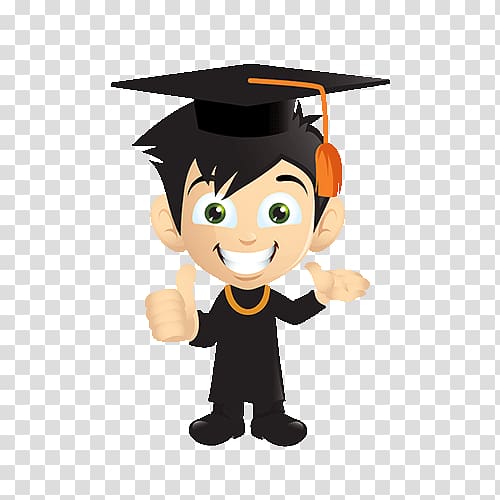 Graduation ceremony Cartoon Graduate University Drawing, cartoon cleaning lady transparent background PNG clipart