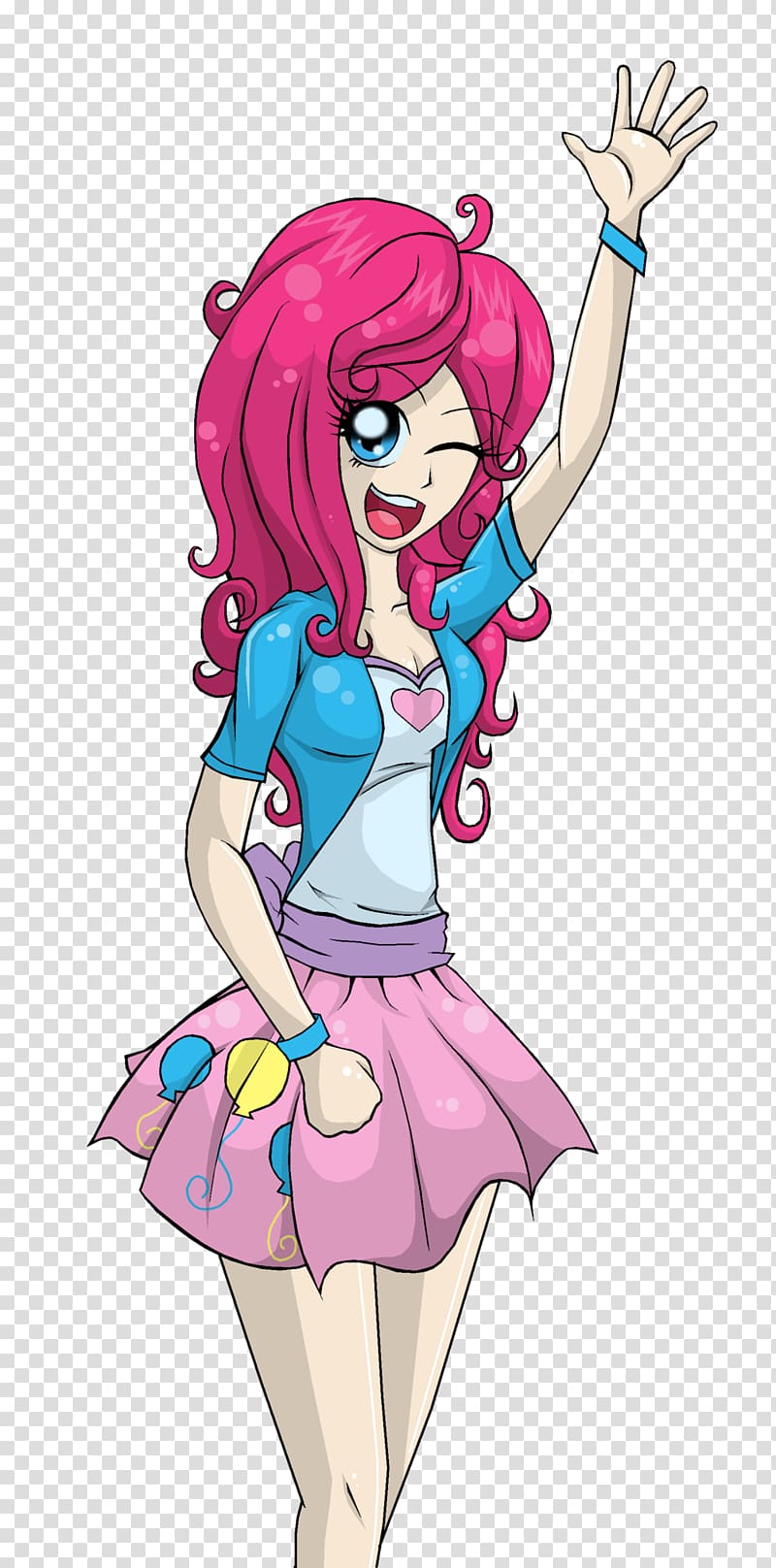 Pinkie Pie Rainbow Dash Rarity My Little Pony: Equestria Girls, lovely expression transparent background PNG clipart