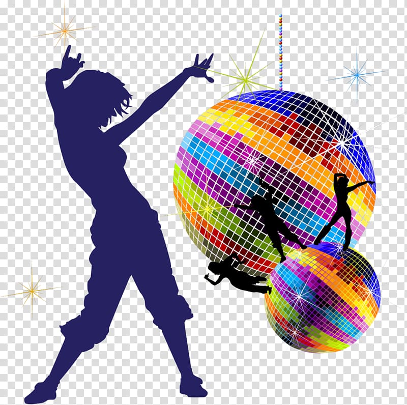 Dance Art Poster, disco transparent background PNG clipart