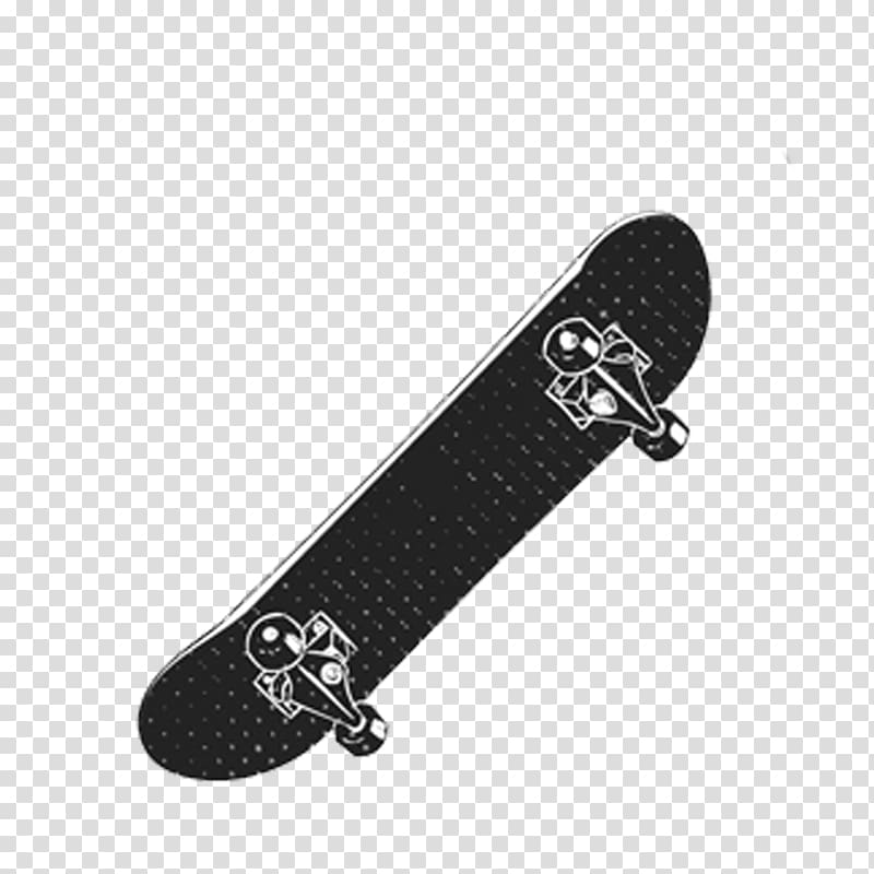 black skateboard illustration, Palmerah Fingerboard Skateboard, skateboard transparent background PNG clipart
