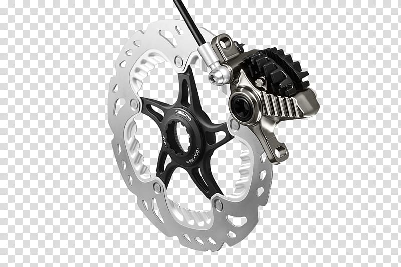 Shimano XTR Groupset Disc brake, Bicycle transparent background PNG clipart