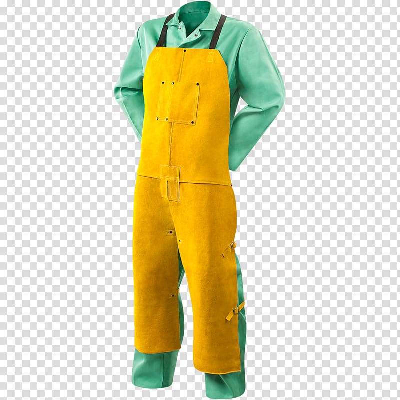 Overall Apron Clothing Glove Outerwear, Leather Hoodie transparent background PNG clipart